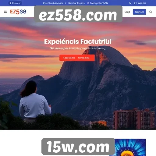 Experiência do usuário no site ez558.com